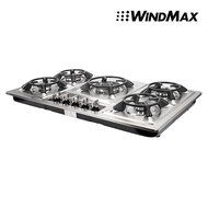 Brand New Fashion 35.5 in Stainless Steel 5 Burner Built-In Stoves NG LPG Gas Cooktop Cooker N8