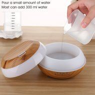 Cool Mist Humidifier, VICKMALL 300ml Essential Oil Diffuser Wood Grain Aromatherapy Ultrasonic Cool Mist humidifier... N4