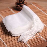 Teabags 100Pcs/Lot 5.5 x 7CM Empty Tea Bags With String Heal Seal Filter Paper for Herb Loose Tea.