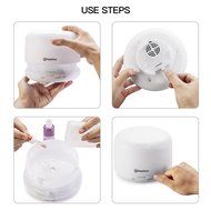 Essential Oil Diffuser 500ml - Aroma Diffuser Ultrasonic Whisper Quiet Cool Mist - Aromatherapy Humidifier with... N4