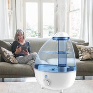 Ultrasonic Cool Mist Humidifier XL &ndash; 1-Gallon Water Tank with Variable Mist Control, Automatic Shut-Off, and Soft... N3