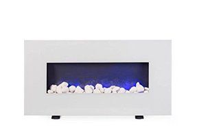 Electric Fireplace Wall Mount,Wall Heater 42 in. LED Wall Fireplace , Color White, 10 Flame-Warm Up Any Decor... N2