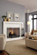 Pleasant Hearth FA146S Sheffield Fireplace Screen N2