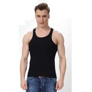 KAKA(TM) Men's Fashion Vest Bottoming Sport Vest Shirt-Gray(L) N2