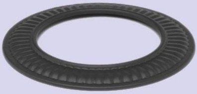 Chimney 73865 Stovepipe - 24 Gauge Black Snaplock - 8 Inch Trim Collar