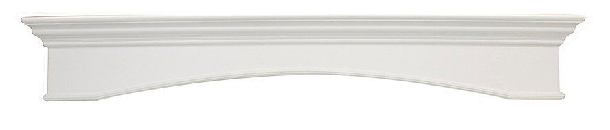 Oxford 5.3 Ft. White Fireplace Mantel Shelf N2