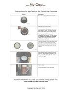 My-Cap 100 Filters for use with Caps to Reuse Capsules for Nespresso VertuoLine Brewers