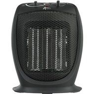 Alera Ceramic Durable,, Lightweight Table-top Portable Heater, 7 1/8"W x 5 7/8"D x 8 3/4"H, Black N2