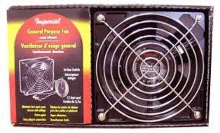 Imperial General Purpose Quiet Circulating Fan for Stove Hot Spots Smoker Circulator Fan (BBQ Pizza Oven Air Blower... N3