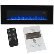 XtremepowerUS Allure Linear Wall Mount Smokeless Electric Fireplace, 50-inch Wide N5
