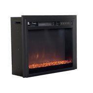 CorLiving Electric Fireplace Insert, Black