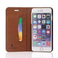 ONLY ! iPhone 7Plus CASE Aroko Genuine Leather Wallet Case Classic Folio Case Book Design with Stand and ID Credit... N2