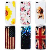 iPhone 7 Plus Case (5.5 inch) - 6 Pcs Shockproof Flexible Soft TPU Rubber Skin Gel Bumper Case with IMD Technology... N23