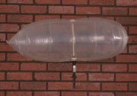 The Chimney Balloon wf009 36 x 15 in. Fireplace Draft Stopper