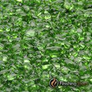 1 Pound Bag 1/4" Electric Green Glass Pebbles
