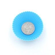 TuangShop Silicone Cup cake Tool Bakeware Baking Pastry 7CM 12pcs 6 Colors
