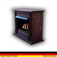 Gel + Ethanol Fire-Places Emily Premium - Inclusive 21-Piece Accessory Set Oak N5