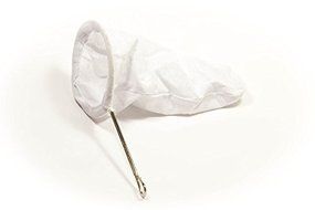 Hong Kong Tea Company Cloth Zippered Strainer for Milk Tea and Coffee with Stainless Steel Handle (Small)