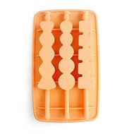 Sher Summer Candied Fruit Style 6 Colors Ice Cream Maker Mold Popsicle Molds Silicone Freezer Ice Pop Makers (...