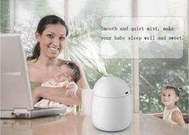 Jhua Mini USB Humidifier Personal Portable Travel Ultrasonic Cool Mist Water Humidifier USB Air Purifier Small... N6