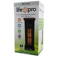 LifeSmart 4 Element 4-In-1 Electric Infrared Tower Heater &amp; Fan N7