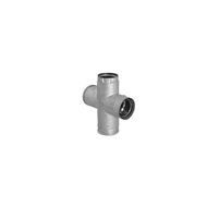 4'' PelletVent Pro Double Tee with Clean-Out Cap - 4PVP-DBT N3