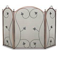 Napa Forge 19236 Antique Brass 3 Panel Kentfield Fireplace Screen
