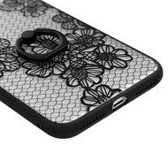 iPhone 7 Plus Case (5.5 inch) - 360 Degree Rotating Ring Holder Kickstand Shockproof Soft TPU Skin Bumper Frame... N16