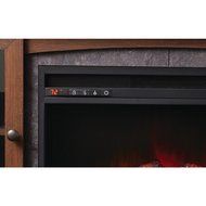 Grafton 46 in. TV/Media Console Infrared Medium Brown Walnut Indoor Electric Fireplace N7