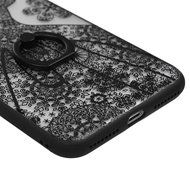 iPhone 7 Plus Case (5.5 inch) - 360 Degree Rotating Ring Holder Kickstand Shockproof Soft TPU Skin Bumper Frame... N18