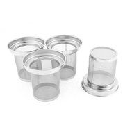 uxcell Mesh Filter Loose Spice Ball Tea Infuser Strainer 80mm Dia 4Pcs