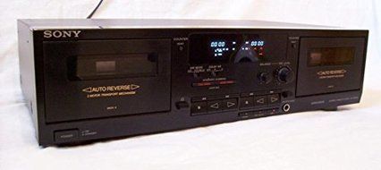 Sony TC WR590 Dual Cassette Tape Deck