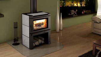 Osburn Matrix Wood Stove with Soap Stone Panel Kit
