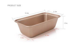 GMM Square Cake Pan Cookies Mold DIY Baking Mould, Perfect for Bread, Pie, Pancakes, Pizza, Lasagne, Hamburger...