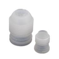 SODIAL(R)2pcs Cake Couplers Icing Piping Nozzles Pastry Bag Tips Adaptor Sugarcraft Tool