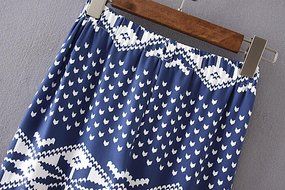 PHOTNO Casual Women Lady Skinny Geometric Print Stretchy Jegging Pants Slim Leggings N3