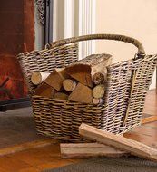Rattan Storage Basket with Handle