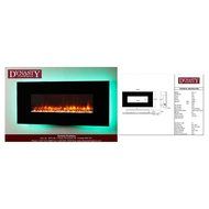 Dynasty Contemporary Electric Fireplace LED Wall Mount - 58.25 in. N3