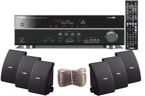 Yamaha 3D-Ready 5.1-Channel 500 Watts Digital Home Theater Audio/Video Receiver with 1080p-compatible HDMI repeater... N19