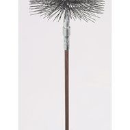 MEECO'S RED DEVIL Chimney Brush Rod Kit - 20ft., 3/8in. Dia., 1/4in. NPT Threaded Ends, Model# 30024