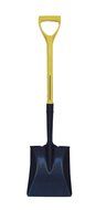 Nupla SP14D-30E #2 Ergo Power Square Point Shovel, Heavy Gauge Blade, D Grip, 14 Gauge, 30" Handle