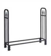 Medium Heavy Duty Wood Rack with Finial Design and Cover N2