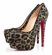 High Heel Leopard Edible Cake Topper Frosting 1/4 Sheet Birthday Party