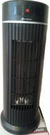 Oscillating Black Silver Contemporary ProFusion Infrared Quartz Tower Heater / Fan N3