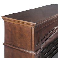 Pleasant Hearth Vent-Free Dual Fuel Fireplace, 45-Inch, Cherry N4