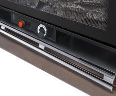 Pleasant Hearth Vent-Free Dual Fuel Fireplace, 45-Inch, Cherry N5