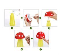 Haoran 250ml Mini Table Lamp Humidifier USB Portable Ultrasonic Cool Mist Air Diffuser with Color LED Nightlights... N7