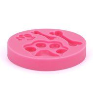 KookieMonsta Dog Bone Shapes Cupcake Top Decoration Small Pastry Mold for Cake Decoration