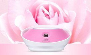 Cococart Fashion Lotus Mini Bottle Mist Humidifier USB Ultrasonic Humidifier Mist Maker LED Aroma Diffuser for... N6