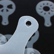YING LAN Creative Nice Coffee Barista Stencils Template Strew Pad Duster Spray Art 16 PCS N3